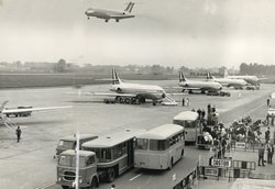 L'aeroporto di Caselle negli anni '50 © La Stampa