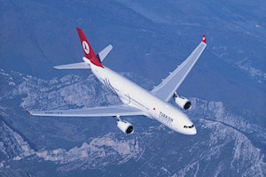 Un Airbus 330 della Turkish Airlines © Turkish Airlines