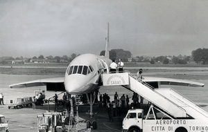 1982 - Il supersonico Concorde atterra per la prima volta a Torino © La Stampa