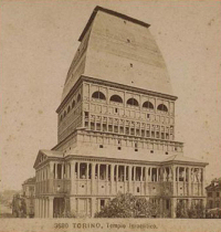 La mole Antonelliana in una foto della fine del XIX secolo