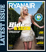 La copertina del numero di Marzo del Ryanair Magazine